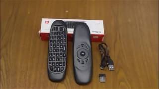 c120 backlit Air mouse tv control remote [upl. by Assyral]