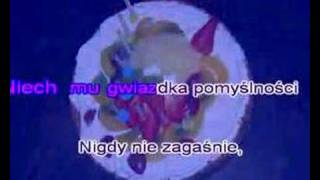 Sto lat i niech mu gwiazdka pomyślności  karaoke [upl. by Zetnahs]