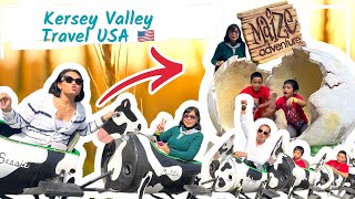 Kersey Valley Maize Adventure North Carolina Family Travel Vlog [upl. by Rhodes354]