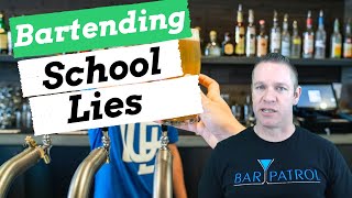 3 Biggest Lies Bartending Schools Tell You [upl. by Lorollas848]