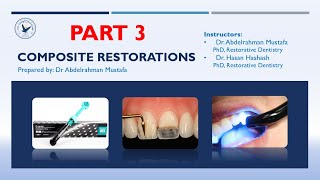 Composite Restorations Part 34  Clinical techniques for composite placement [upl. by Yelrihs]