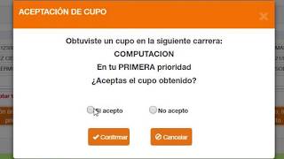 Tutorial para aceptar o rechazar un cupo [upl. by Yerxa]