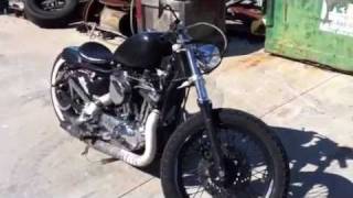 1996 Harley Sportster 1200 Bobber beginning [upl. by Coffin73]