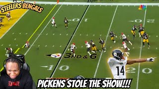 REACTING TO THE Cincinnati Bengals vs Pittsburgh Steelers [upl. by Ainerol]