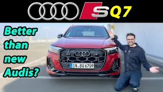 Better than allnew Audis 2025 Audi SQ7 facelift Autobahn driving REVIEW [upl. by Alleen]