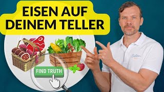 Essen bei Eisenmangel Die 7 besten tierischen und pflanzlichen Eisenquellen [upl. by Geiss]