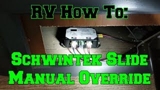 RV How To Schwintek Slide Manual Override [upl. by Swaine147]