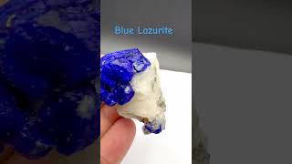 🌴Blue Lazurite Crystal On Matrix 🌴 crystals quartz aqumarine minerals lapislazuli [upl. by Drusi]