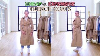 TRENCH COATS  Cheap vs Expensive [upl. by Athal]