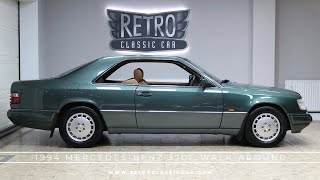 1994 MercedesBenz W124 Coupe 320CE Auto For Sale  Walkaround Video [upl. by Burl]