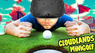 SquiddyPlays  CLOUDLANDS MINIGOLF HTC Vive [upl. by Llerraf]