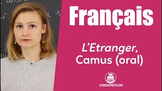 LÉtranger Camus  préparation à loral  Français  1re  Les Bons Profs [upl. by Riplex]