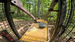 John Deere 640D Log Skidder Point of View pov skidder johndeere [upl. by Varini]