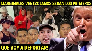 🔥MARGINALES VENEZOLANOS SERÁN LOS PRIMEROS EN SER DEPORTADOS DONALD TRUMP [upl. by Eizus33]