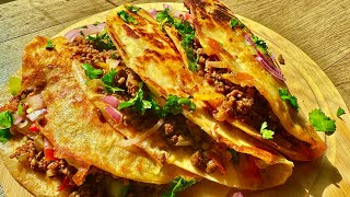 Street Style Mexican Tacos at Home  Quick amp Easy Tacos🌶️🌮 [upl. by Ahasuerus]