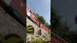 Regionalzug auf dem Viadukt  Gartenbahn gartenbahn gardenrailway [upl. by Janette562]