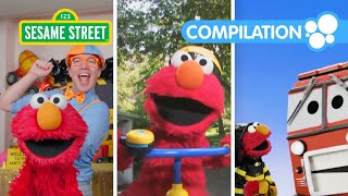 Sesame Street 2 HOUR Cars amp Vehicle Songs with Elmo Blippi amp Friends [upl. by Ahsilam]