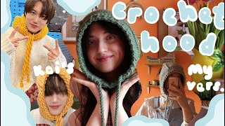 Crochet w me Kais EXO JW Anderson Hood  GIVEAWAY [upl. by Ettevi819]