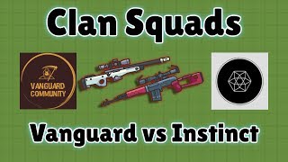 Zombs Royale  Vanguard VG vs Instinct Clan Squads [upl. by Anivlek606]