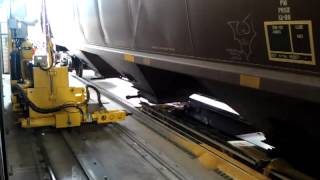 Calbrandt Railcar Gate Opener  Vision Guided Gate Opener 2 [upl. by Ahsirtal]