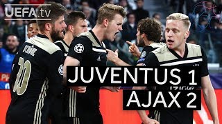 JUVENTUS 12 AJAX UCL HIGHLIGHTS [upl. by Avir]