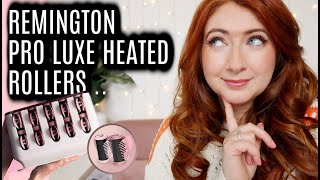 Using the Pro Lux Remington Heated rollers  willow biggs [upl. by Arrim]