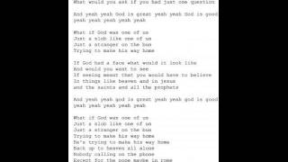 Joan Osborne  What If God Was One Of Us Karaoke 2 [upl. by Salahcin659]