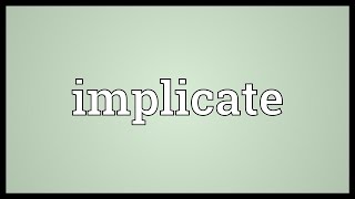 Implicate Meaning [upl. by Domenico]