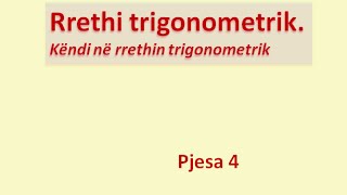 Rrethi trigonometrik  Pjesa 4 Klasa virtuale [upl. by Ivey]