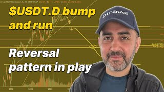 USDTD bump and run reversal pattern in play [upl. by Caasi]