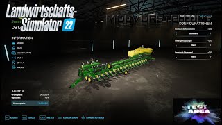 LS22 Modvorstellung  John Deere DB120 48 Row 30quot von Arthur [upl. by Nylrahc]