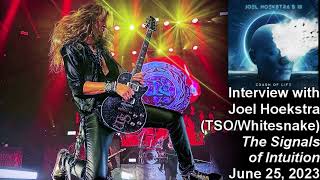 Joel Hoekstra Whitesnake TSO 2023 Interview Signals of Intuition [upl. by Durand643]