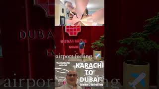 Karachi to Dubai My Emirates Journey amp Luggage Drama Shorts [upl. by Dhiman380]