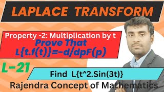 Laplace transform Using Property 2  Find the Laplace transform of t2Sin3t [upl. by Line]