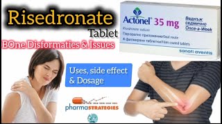 Risedronate sodium 35mg 150mg  Hindi amp urdu  risedronate how to take  uses side effects dosage [upl. by Ferd]