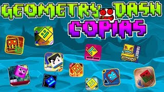 LAS NUEVAS COPIAS MAS HORRIBLES DE GEOMETRY DASH  VRO [upl. by Enomahs]