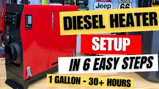 How To Set Up a Diesel Heater in 6 Easy Steps [upl. by Eberly]