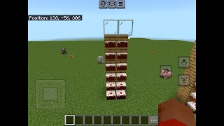 Explaining the cake optical illusion  Minecraft Pocket Edition  121 [upl. by Anileva950]