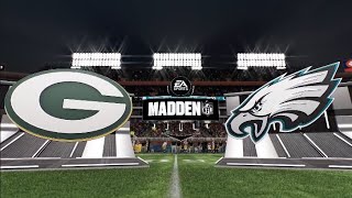 Packers vs Eagles  Week 1  NFL São Paulo Game  Madden 25 Gameplay [upl. by Stoller1]