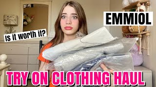 TRY ON EMMIOL CLOTHING HAUL Is it really worth it [upl. by Anaiuq]