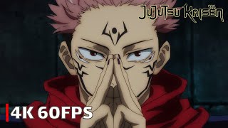 Sukuna vs Special Grade  Full Fight  Jujutsu Kaisen Season 1 Episode 4  4K 60FPS  Eng Sub [upl. by Sirtimed]