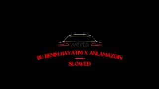 BU BENİM HAYATIM X ANLAMAZDIN SLOWED MİX [upl. by Otrebire]