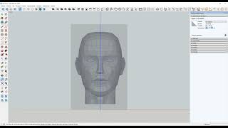 SketchupModelado Cabeza humana [upl. by Aiynot]