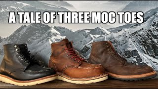 Why I Love Moc Toe Boots Red Wing Classic Moc 1907 Thursday Boots Diplomat Parkhurst Niagara [upl. by Esilana]