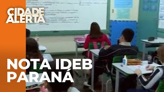 Nota da IDEB no Paraná [upl. by Mendy]