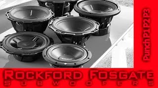 Rockford Fosgate Subwoofers  Prime  Punch [upl. by Naillil]