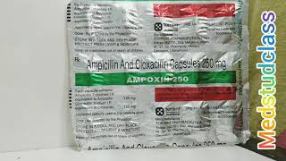 Ampoxin capsule ampicillin cloxacillin 250 [upl. by Koral]