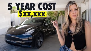 Tesla Model 3 TRUE Cost Of Ownership After 5 Years Do I Still Recommend It [upl. by Kirat548]