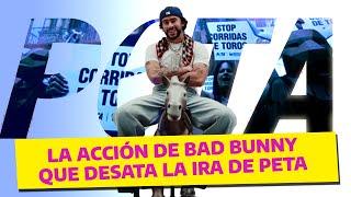 PETA Condena a Bad Bunny por usar un Caballo en el concierto de su nueva gira The Most Wanted Tour 🤠 [upl. by Kassab269]