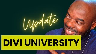 Divi University Update  Exciting News 😀 [upl. by Enenaj198]